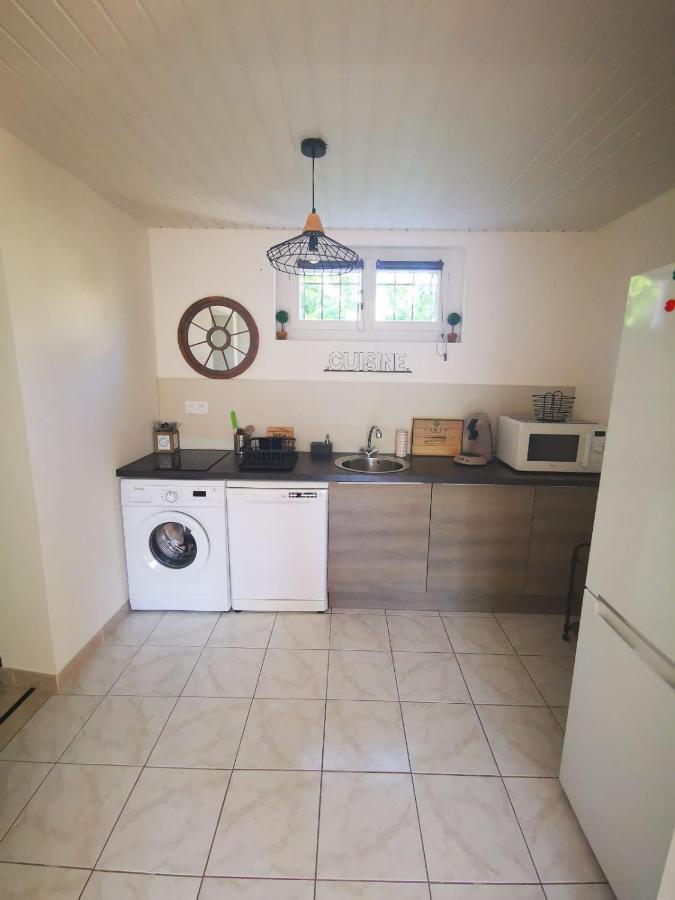 joli appartement indépendant avec piscine chauffée chez propriétaire Bernis Extérieur photo